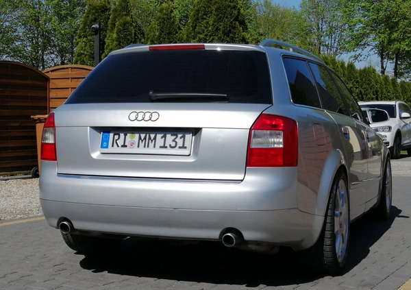 Audi A4 cena 13900 przebieg: 279000, rok produkcji 2004 z Mikołajki małe 172